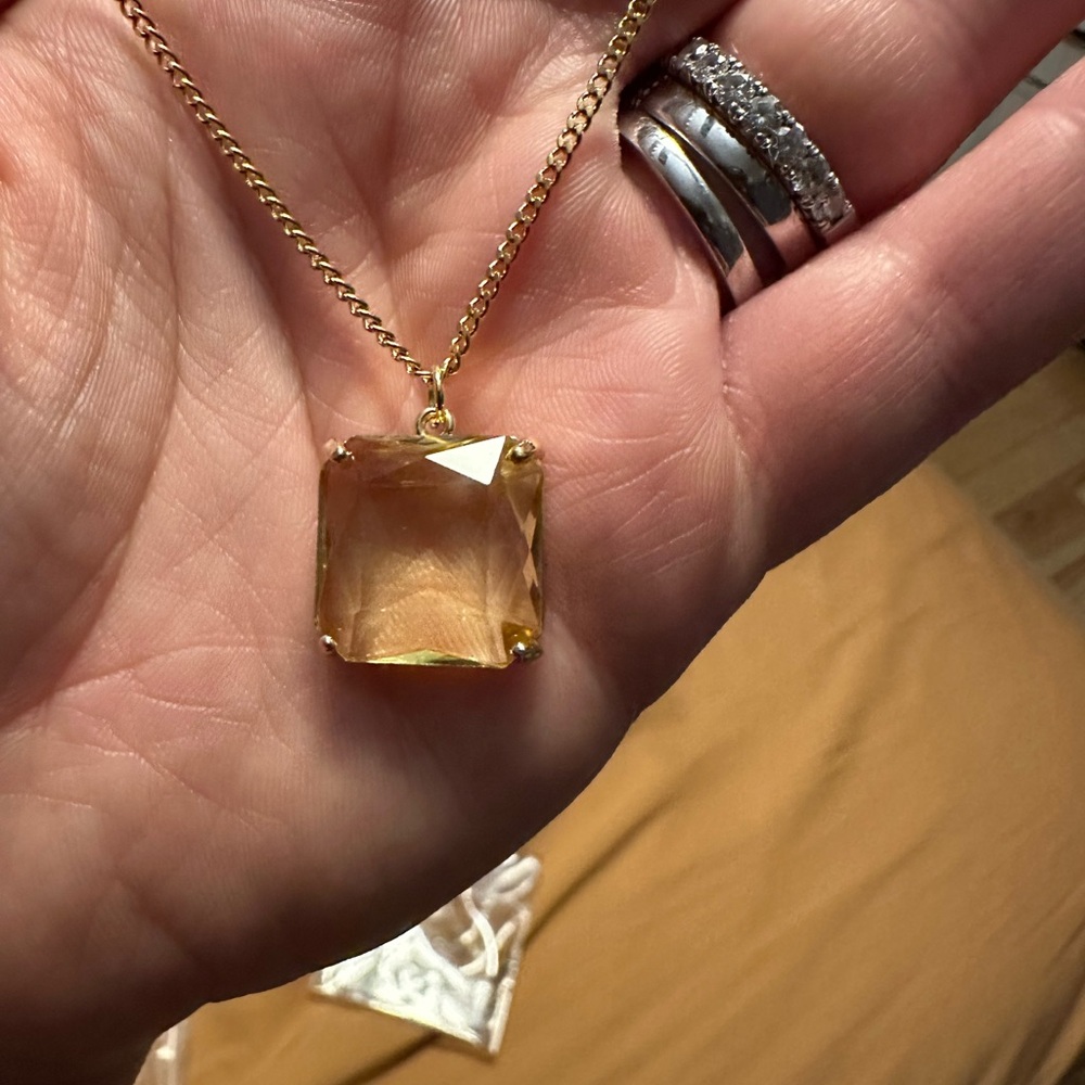 Beautiful gold necklace